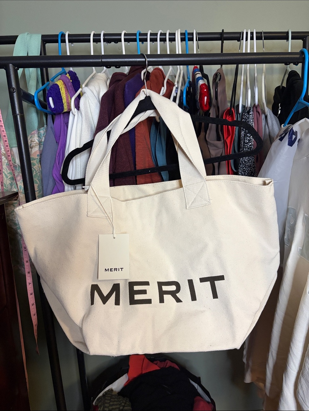 Limited Edition Merit Tote Bag in Cream